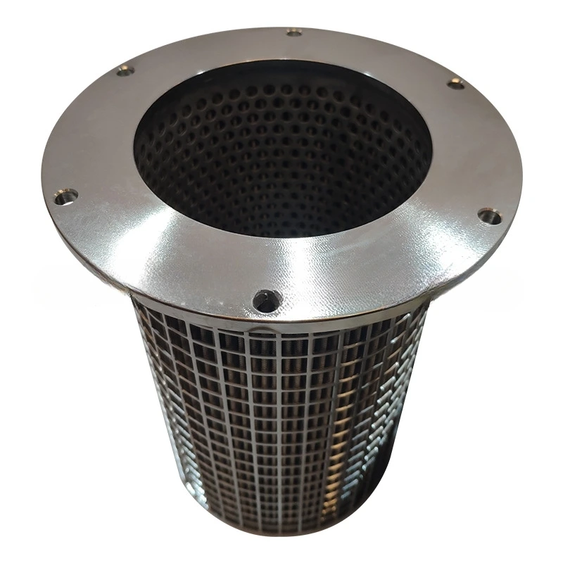 tanqi industry sintered metal fiber felt filters flange 316 stainless steel fiber felt filter cartridge