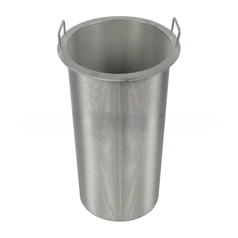 basket sinterted 316 stainless steel five layers filters